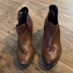 David Tate Men's Chestnut Leather Boots